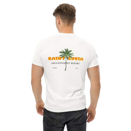 Camiseta "Saint Lucia, MILLIONAIRE’S RESORT"