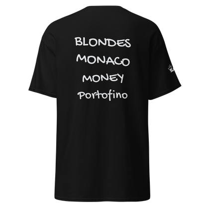 Camiseta “Blondes, Monaco, Money, Portofino“