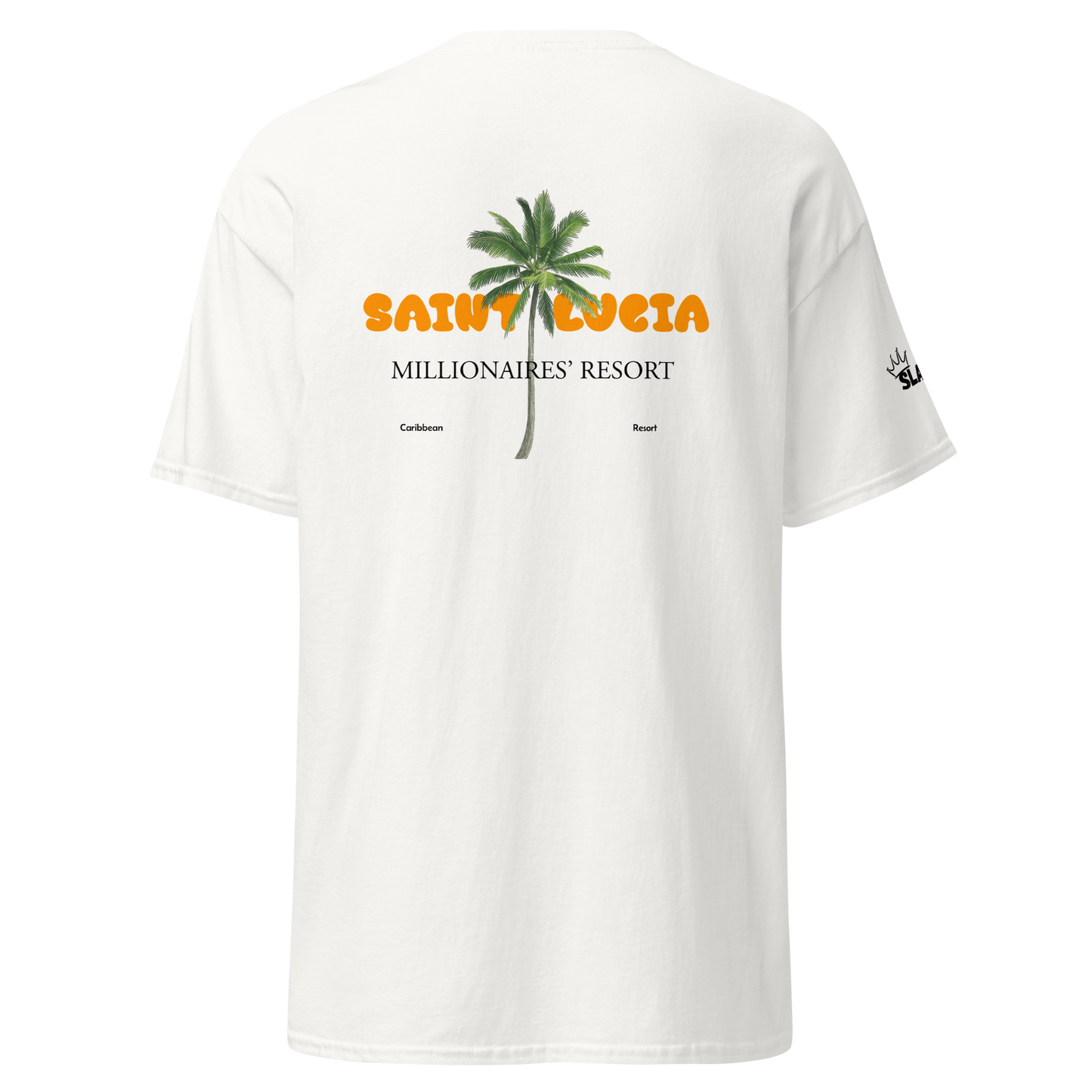 Camiseta "Saint Lucia, MILLIONAIRE’S RESORT"