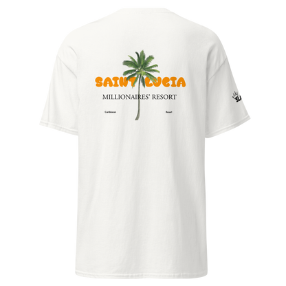 Camiseta "Saint Lucia, MILLIONAIRE’S RESORT"